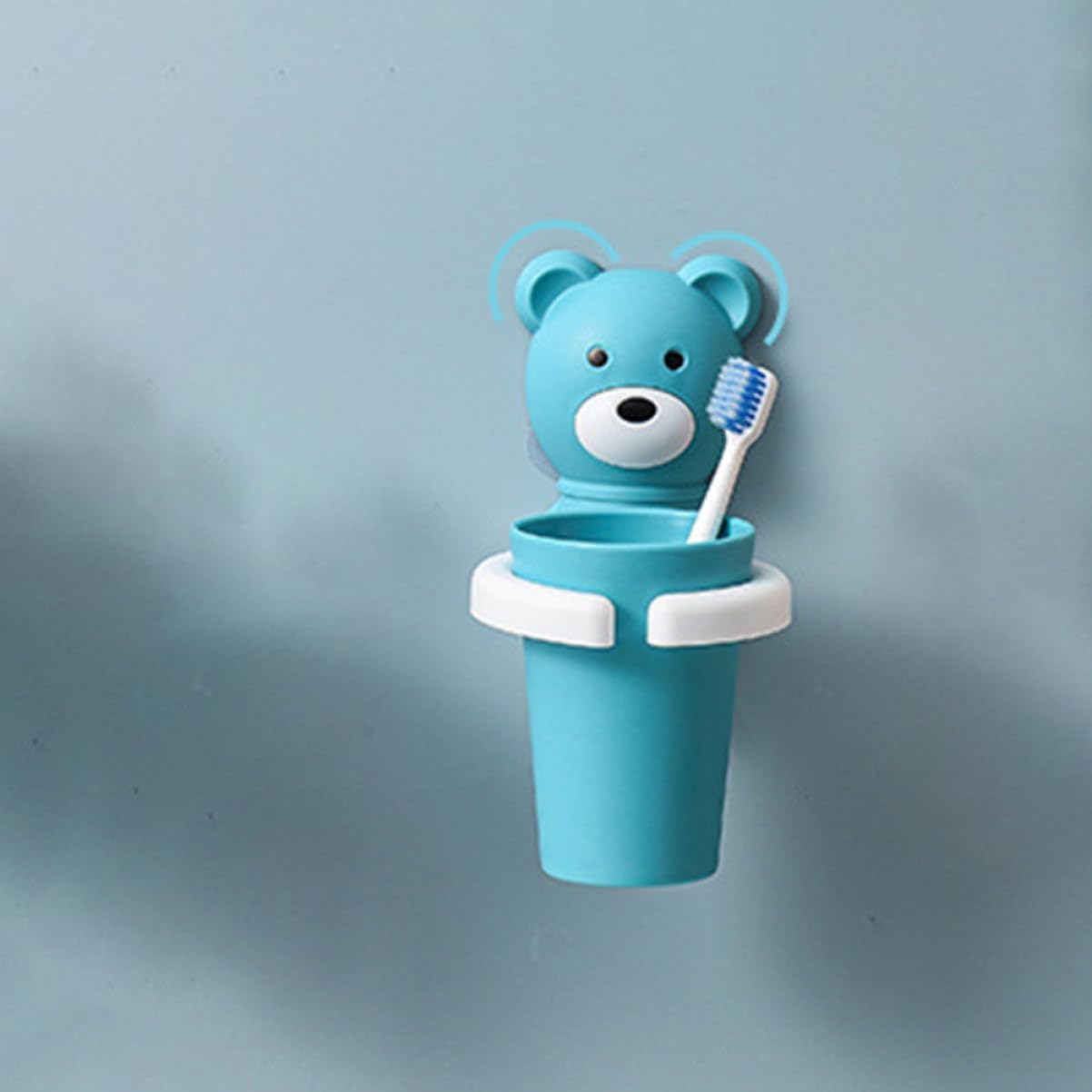 Wall Mounted Toothbrush Holder with Cartoon Design