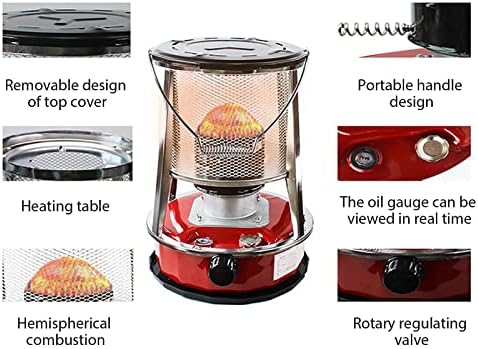 Xback XXLL Red Kerosene Heater 46L Portable