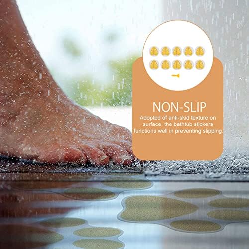 Zerodeko 1set Leaf Stickers - Non-Skid Bath Safety Decals for Kids