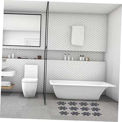 GLEAVI 20Pcs Flower Shaped Non Slip Bathtub Decals