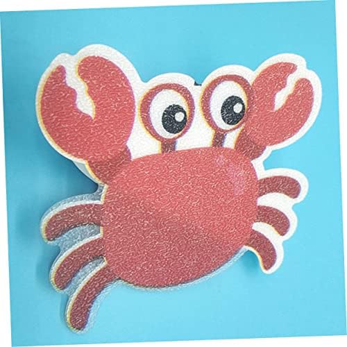 Non-Slip Bath Grip Stickers Crab Design Frosted Decals
