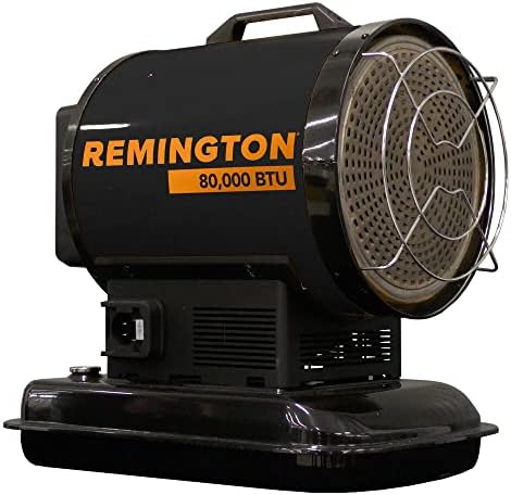Remington 80000 BTU Kerosene Diesel Radiant Heater with Thermostat