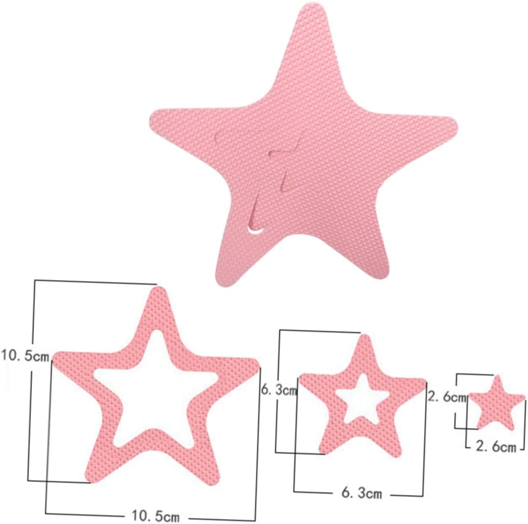 MAGICLULU 12Pcs Star Shape Non-Slip Bathtub Decals