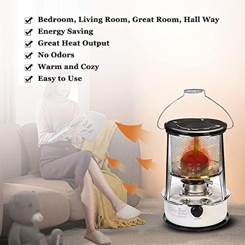 Kerosene Stove Heater 6L Portable Windproof Efficient for Tent and Camping
