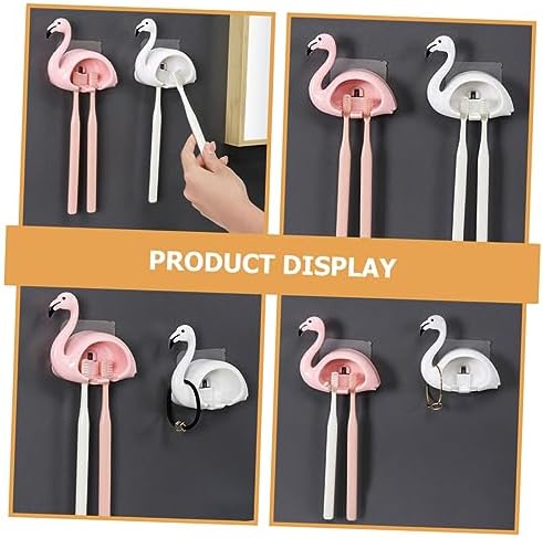 LABRIMP Flamingo Wall Mounted Toothbrush Holder