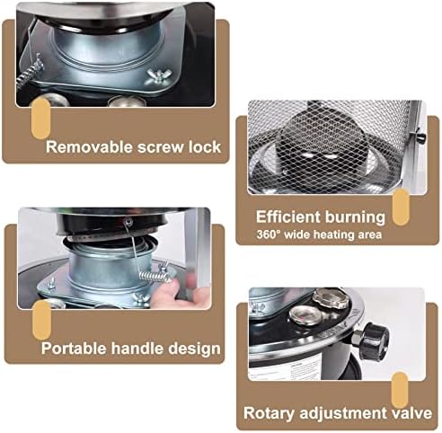 PBFHRV Kerosene Stove Heater - Portable Non Electric 16 Hour Burn Time