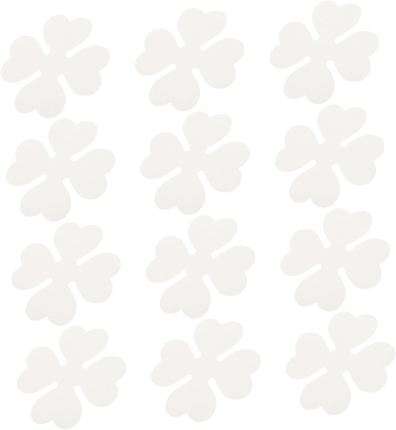 Zerodeko 12pcs Floral Non-Slip Bathtub Stickers