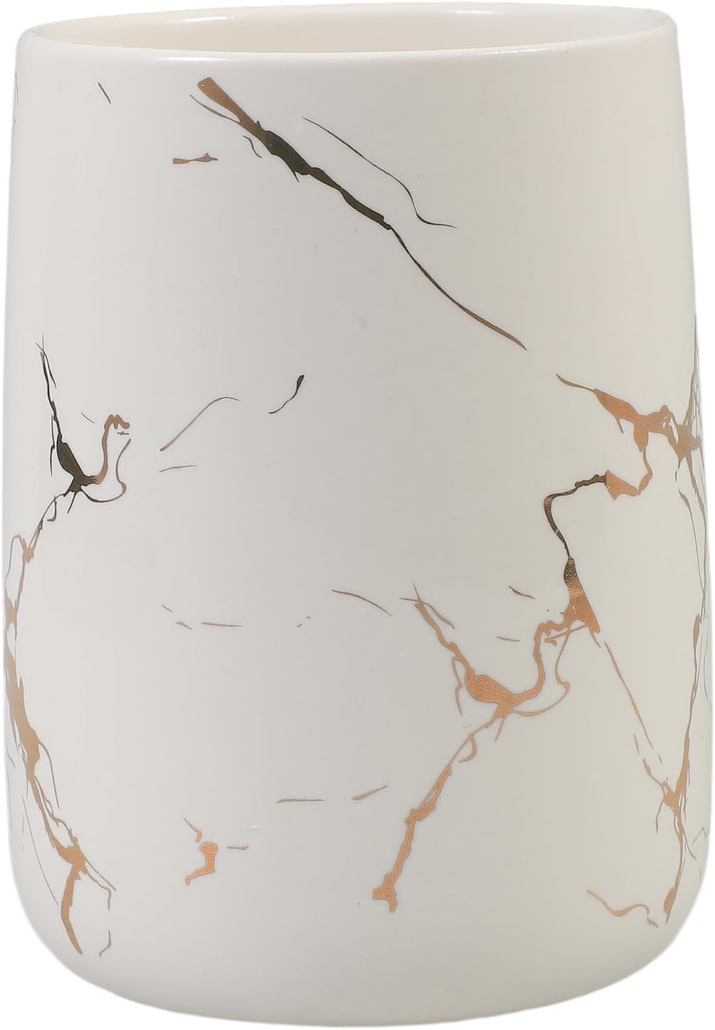 Cabilock Marble Pattern Toothbrush Holder Cup