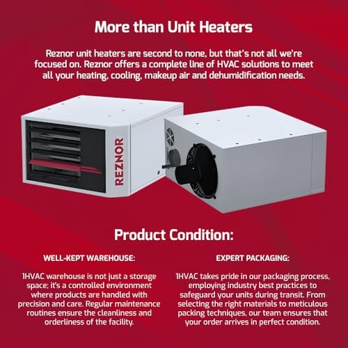 Reznor 60000 BTU Natural Gas Heater Indoor Use
