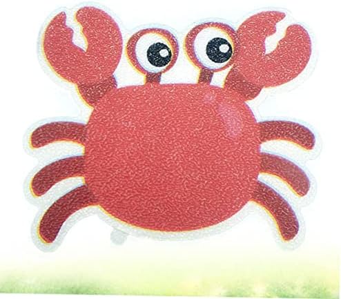 Non-Slip Bath Grip Stickers 5 Pack with Crab Design