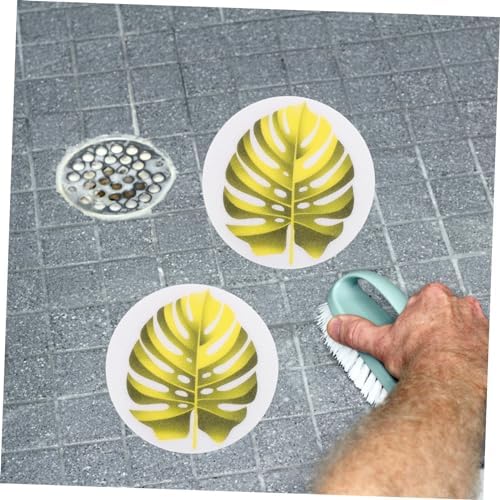 HAKIDZEL 1 Set Non-Slip Bathtub Decals Beige Yellow