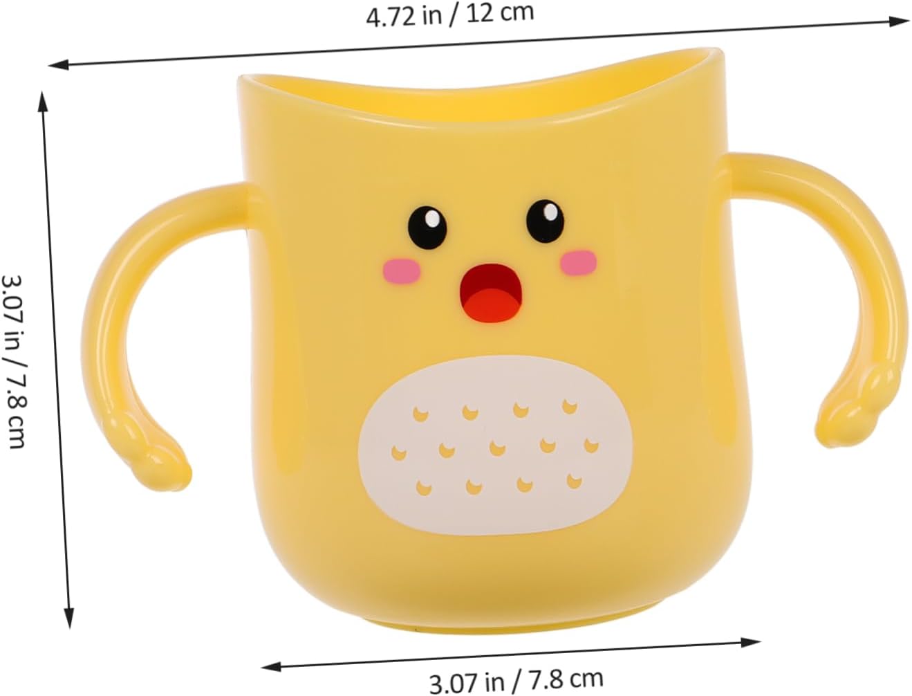 Unbreakable Kids Tooth Brush Cup with Cartoon Holder