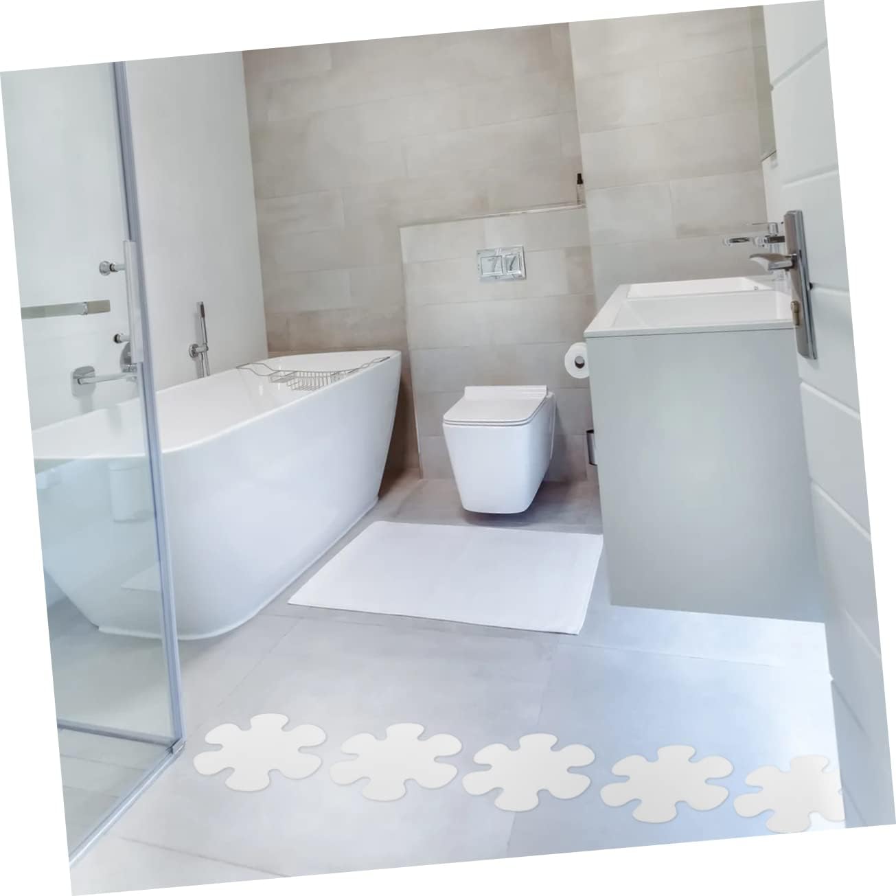 Ciieeo Anti-Slip Stickers for Tub and Stairs 2 Sets