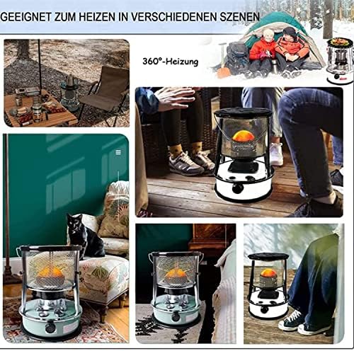 GBHJJ Kerosene Heater 6L Portable Indoor Use with Stove Bag