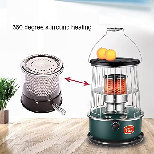 DUTIL Mini Kerosene Stove 6L 4 Wicks Smokeless Space Heater