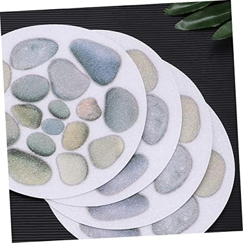 Amosfun 4pcs Slip Proof Bathtub Stickers