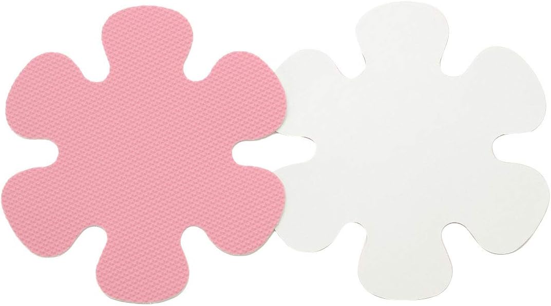 Aislor Non-Slip Bathtub Stickers 20PCS Pink One Size