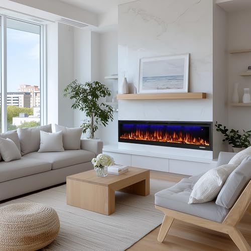RODALFLAME 60 Electric Fireplace Insert with WiFi App Control