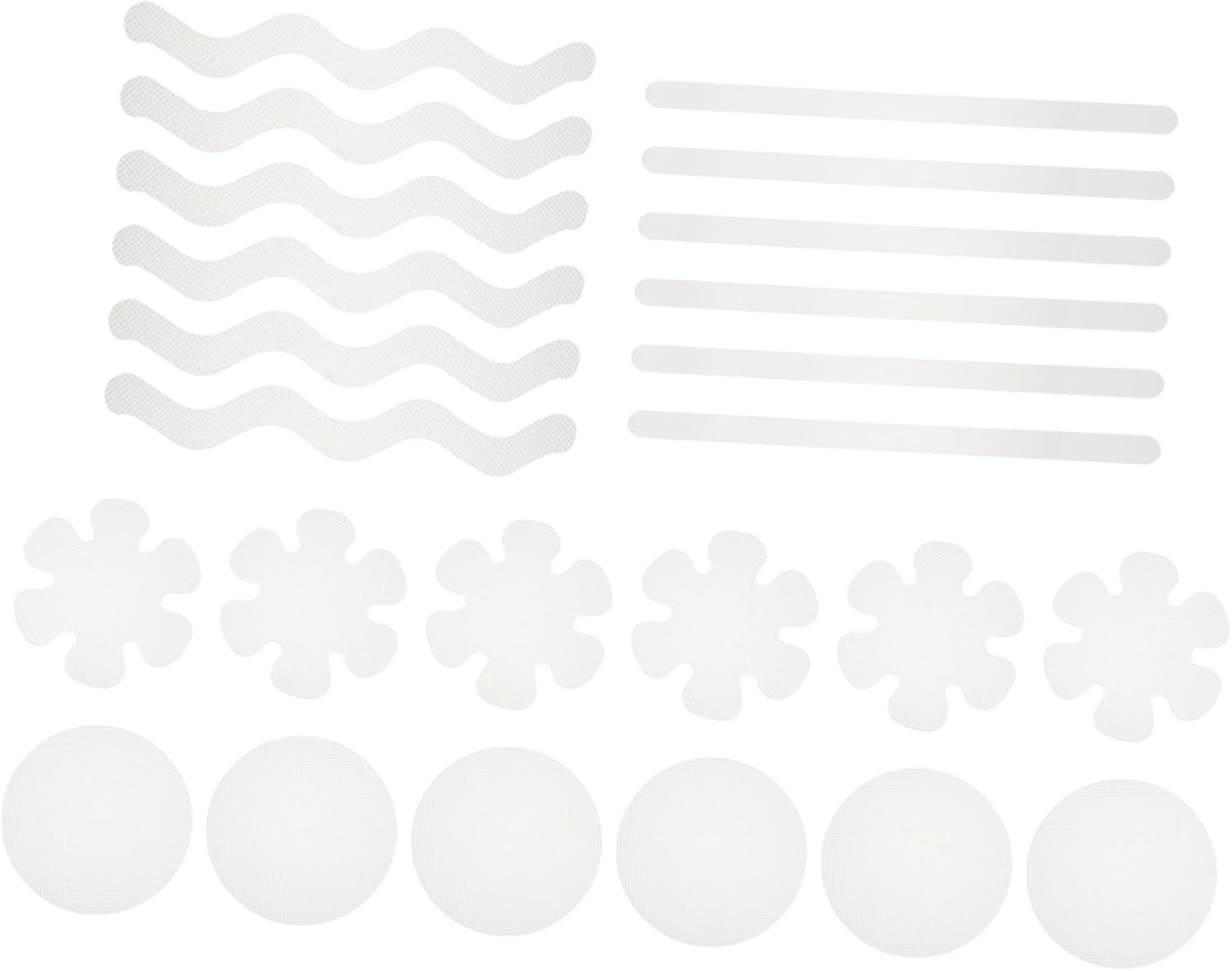 LIFKOME 24Pcs Non-Slip Bathtub Stickers for Safety 1