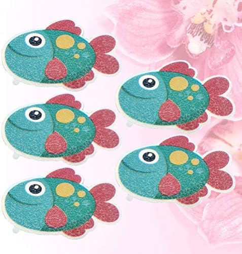 Cabilock 5pcs Bathtub Stickers Non-Slip Puzzle