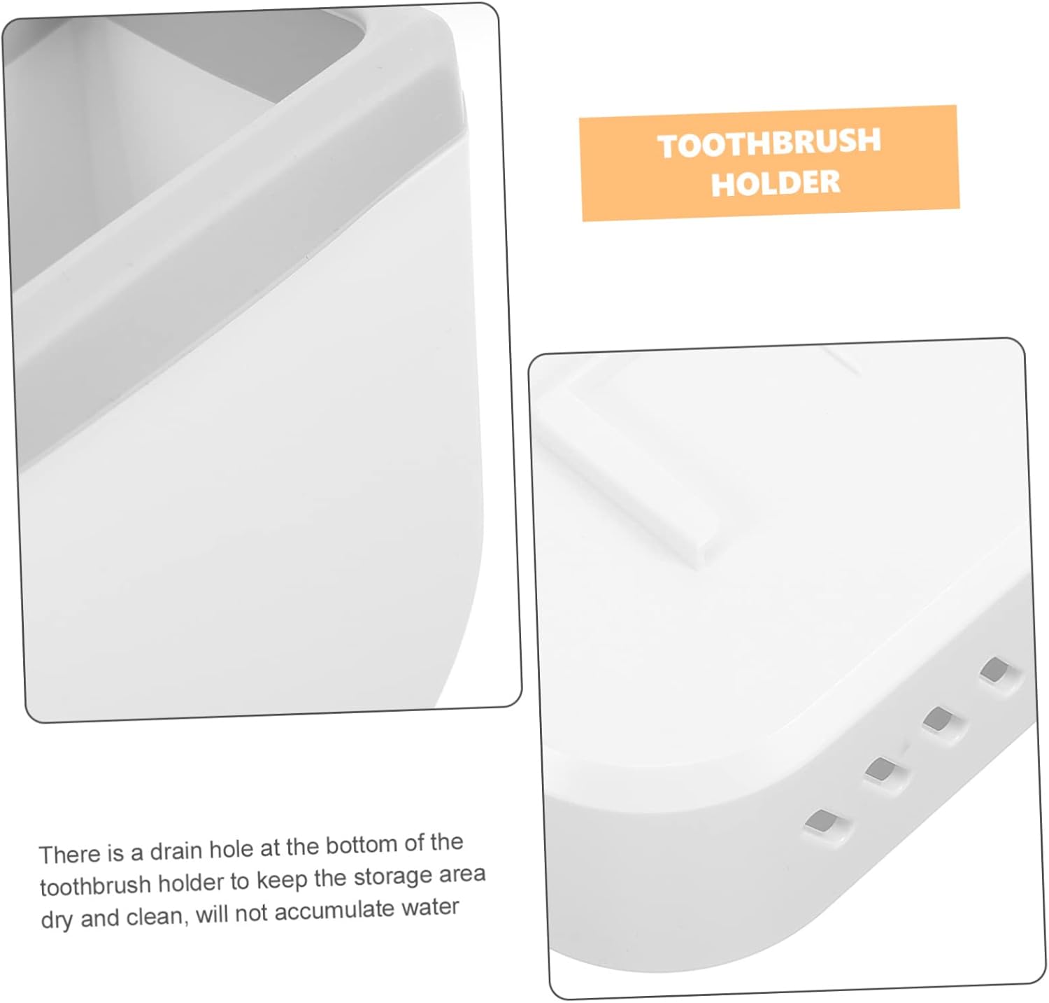 Yardenfun Wall Mounted Toothbrush Holder