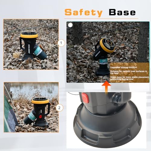 JNDO Portable Propane Heater 4000-BTU Camping Fishing Outdoor Indoor