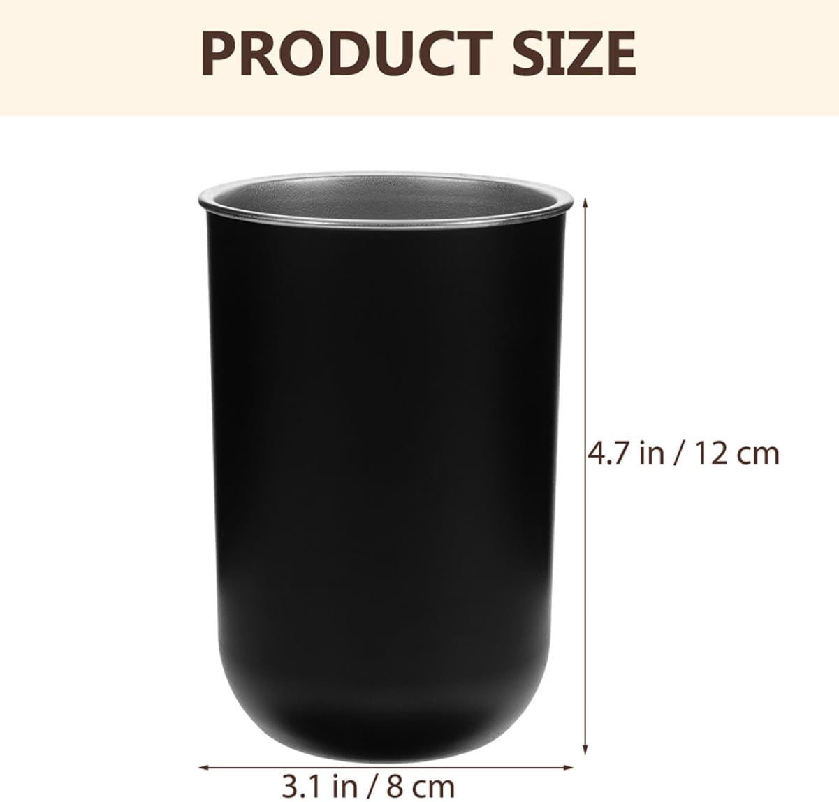 2pcs Unbreakable Toothbrush Holder Cups with Chic Design