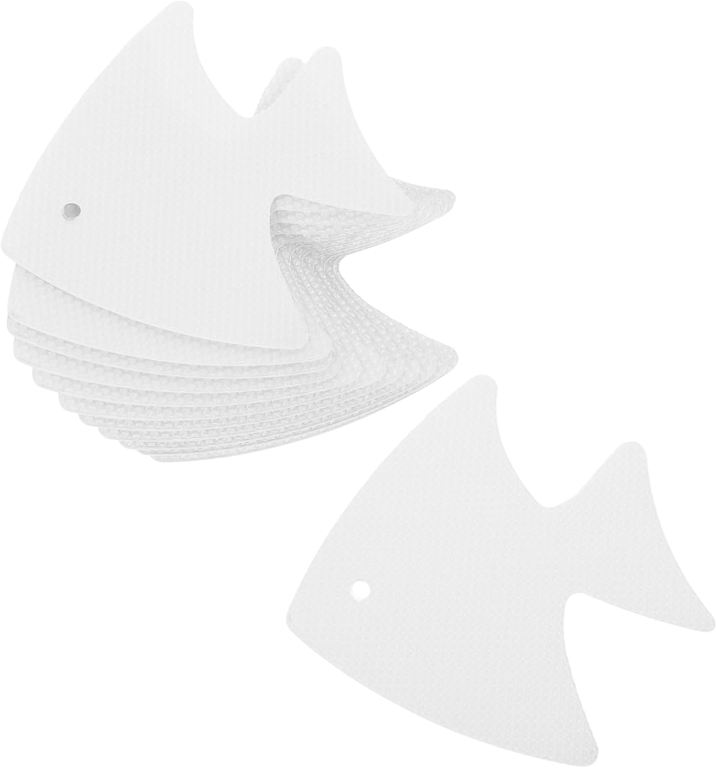 ABOOFAN 12PCS Non-Slip Bath Tub Stickers Fish Shape Decals