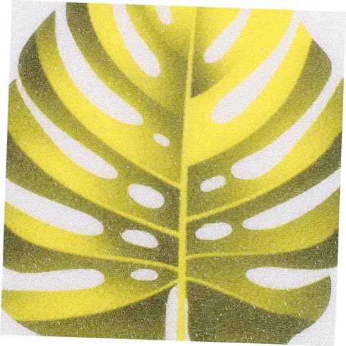 HOLIDYOYO 1Set Leaf Shape Non-Slip Bathtub Stickers