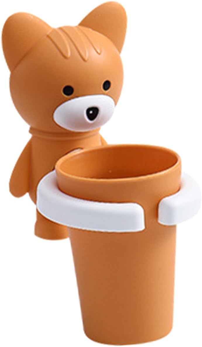 Homoyoyo Wall-Mounted Toothbrush Holder with Cartoon Design 1