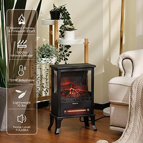 TURBRO Suburbs TS17Q Electric Fireplace Stove