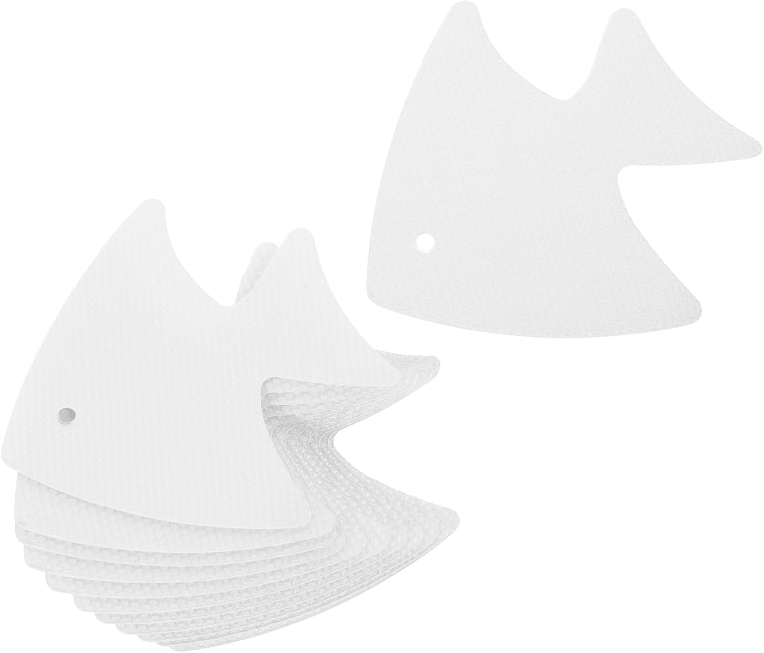 Ciieeo 12pcs Fish Style Bathtub Stickers