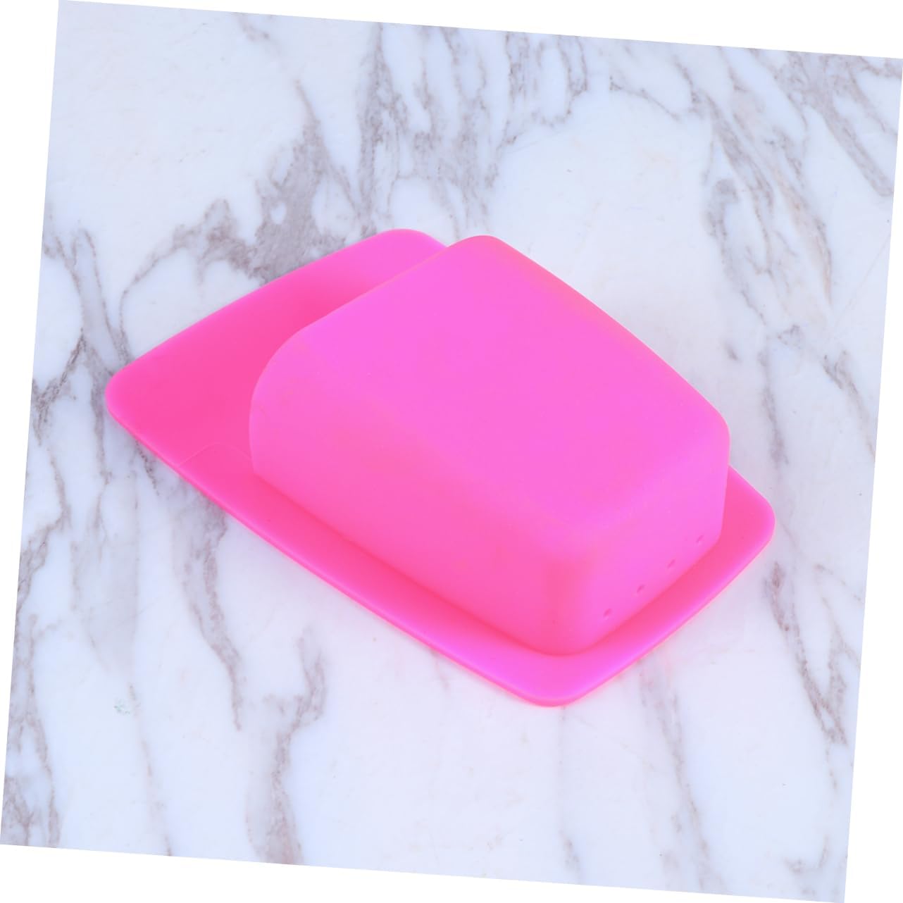 Yardenfun Silicone Toothbrush Holder Wall Mounted Pink
