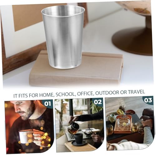 Mobestech Silver Stainless Steel Tumbler Cup Multi-Use Holder