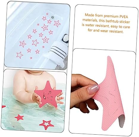 12pcs Star Shape Non-Slip Bathroom Stickers for Bathtub and Shower