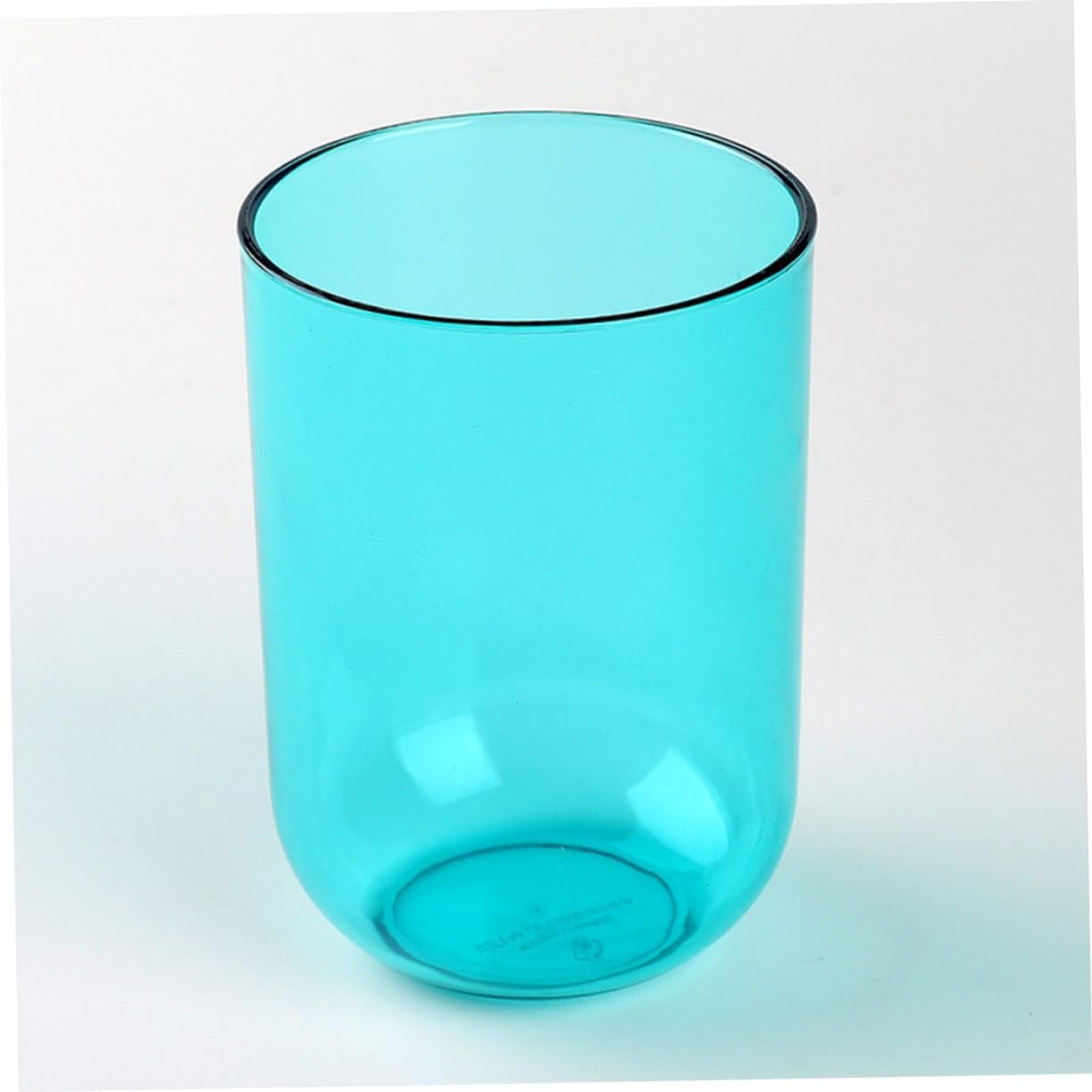 Luxshiny 2pcs Transparent Toothbrush Cups for Adults and Kids