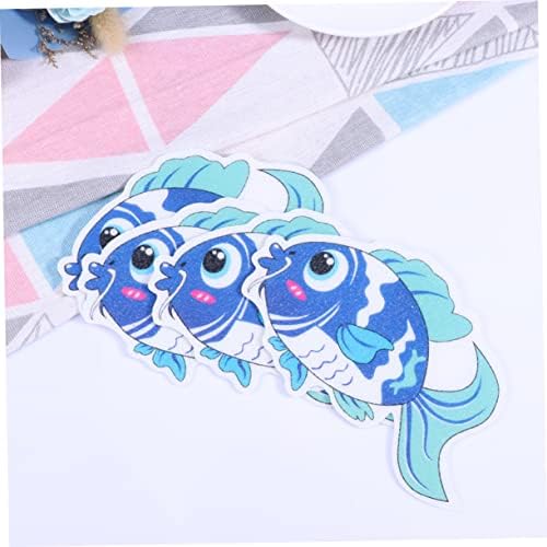 ETHZZLE Non-Slip Fish Decals 8 Pack Bath Safety Stickers