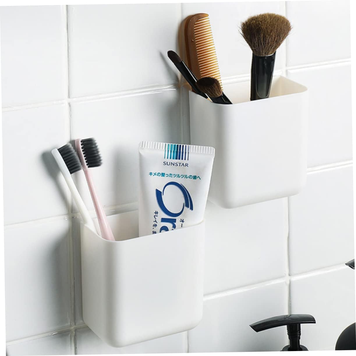 ABOOFAN Wall Mounted Toothbrush Holder
