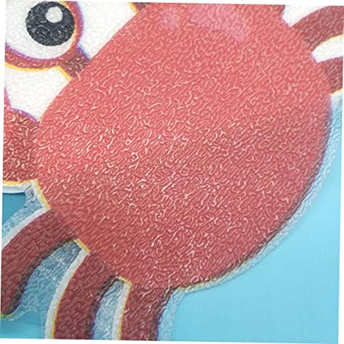 ULTECHNOVO Non-Slip Bath Stickers 5pcs Crab Design