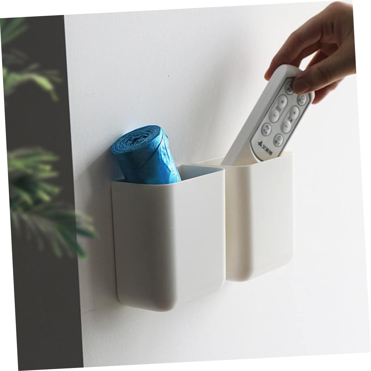 Veemoon Wall-Mounted Toothbrush Holder with Toothpaste Shelf