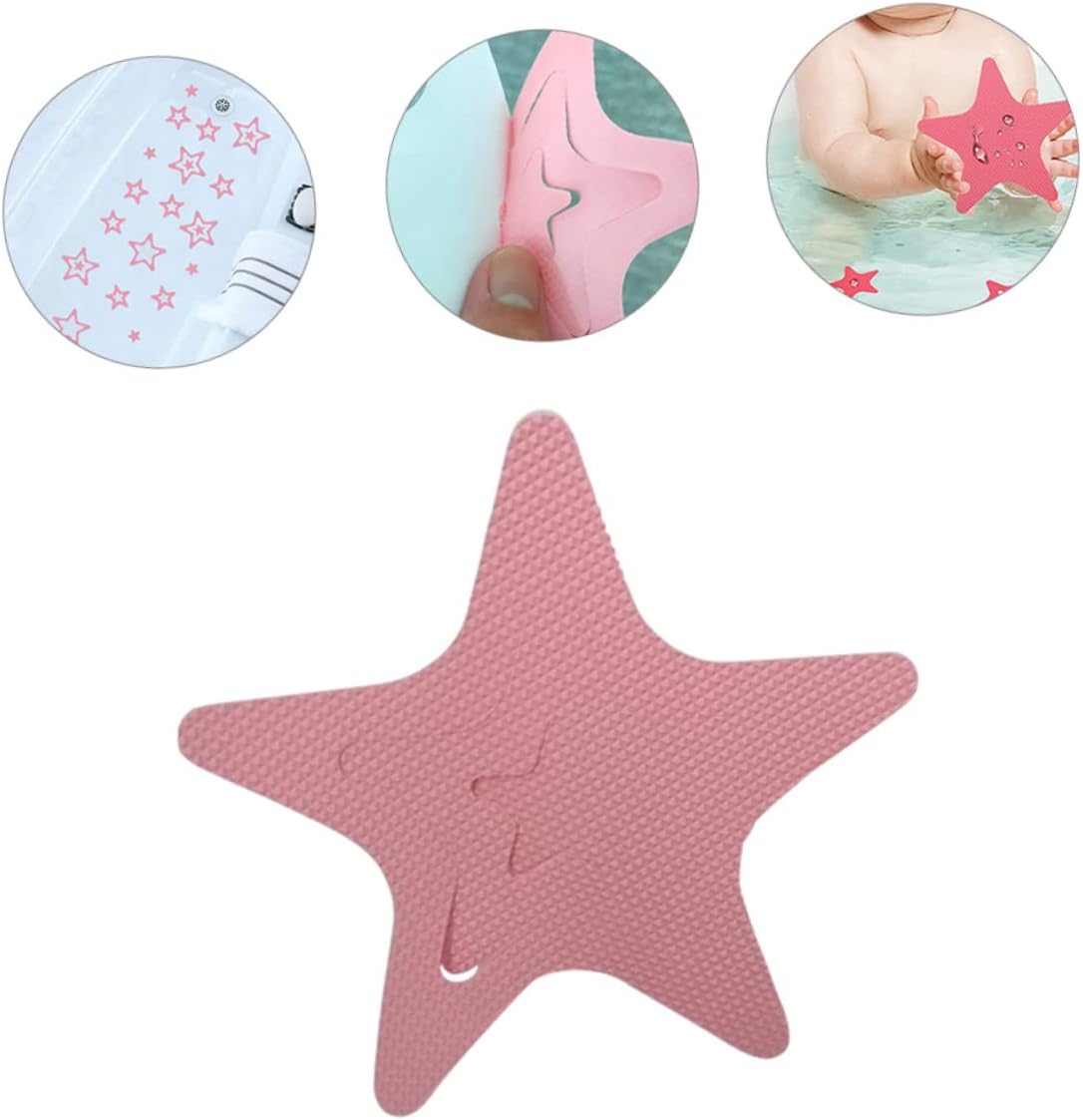 Yardenfun 12Pcs Star Shape Non-Slip Bath Stickers