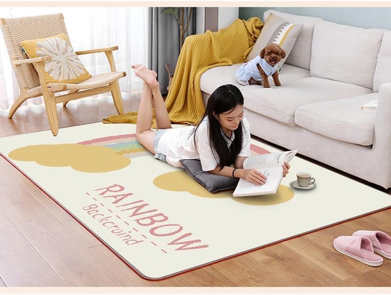 EYPKPL Heated Floor Rug with Timer and Overheat Protection 1