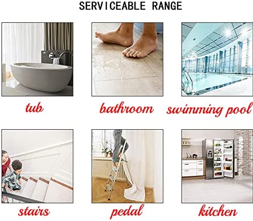 Flower Shape Luminous Non-Slip Bathroom Stickers 12 Pcs