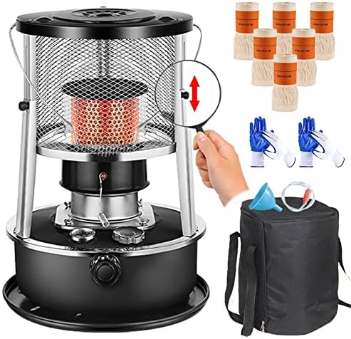 DuANgu Kerosene Heater Stove with 45L Capacity and 6 Wicks