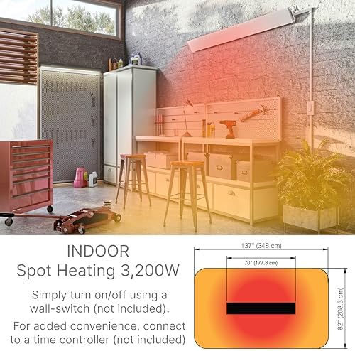 Dimplex DLW Series 3200W Electric Heater for Indoor and Outdoor