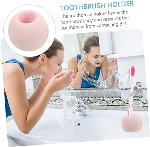 Cabilock 3 Pack Electric Toothbrush Holder with Diatomite Absorbent Base
