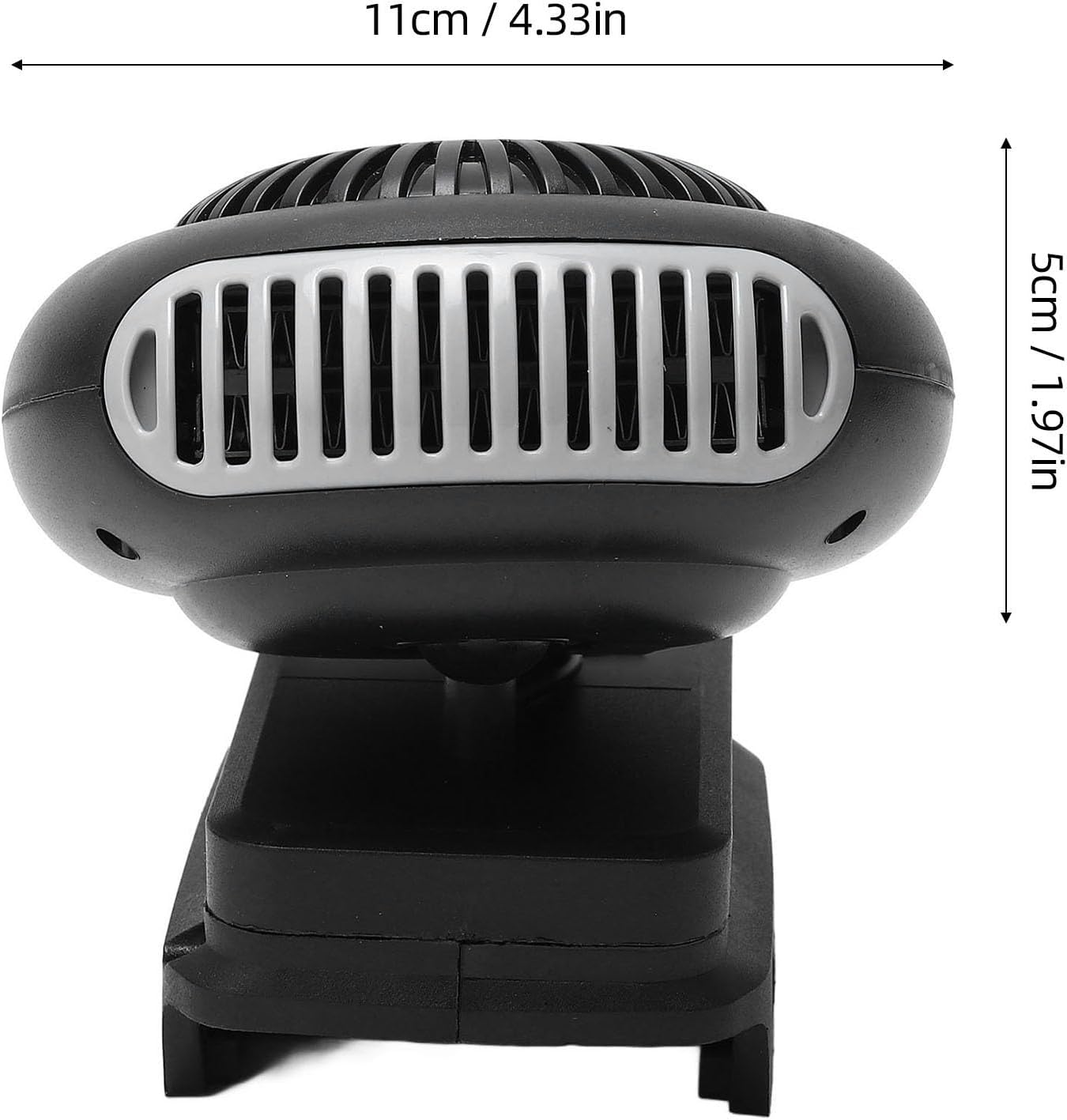 Walfront 170W Portable Battery Space Heater with 2 Temperature Settings