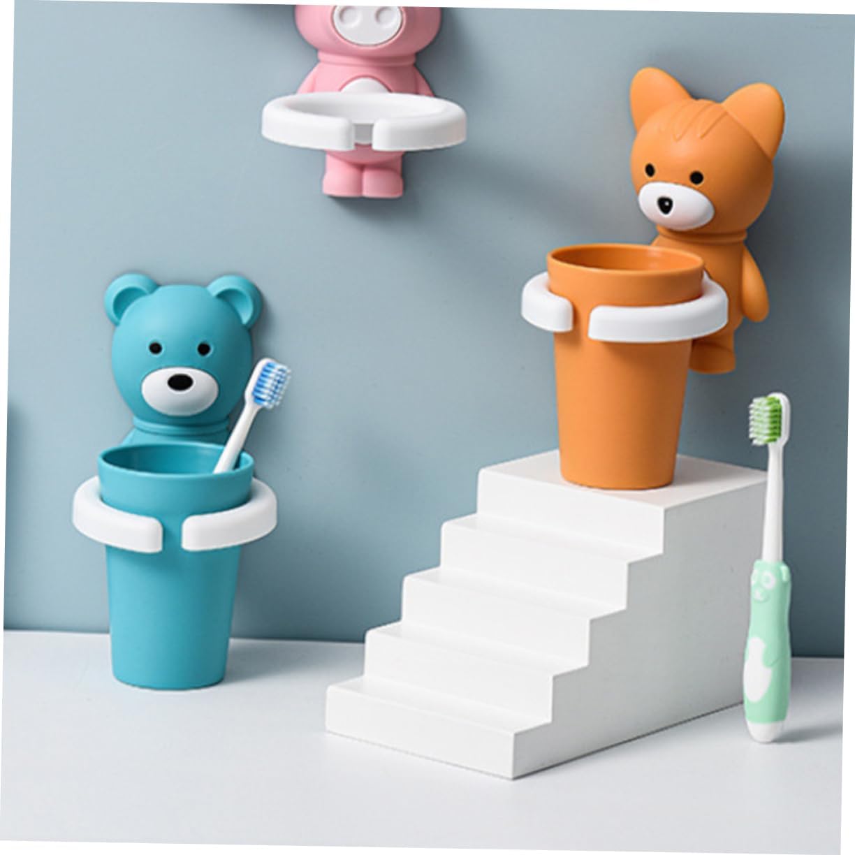 Adorable Cartoon Toothbrush Holder for Boys and Girls 1