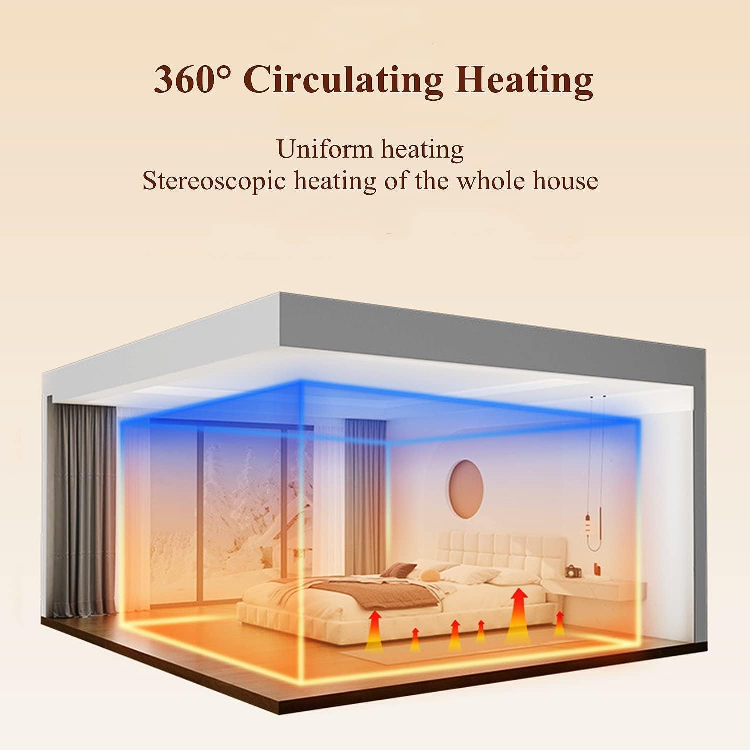 Electric Heated Floor Mat with Timer and Temperature Control