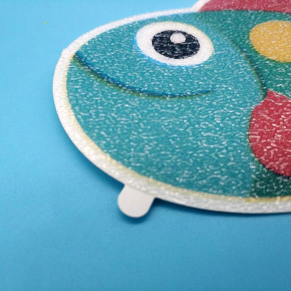Cabilock 5pcs Bathtub Stickers Non-Slip Puzzle